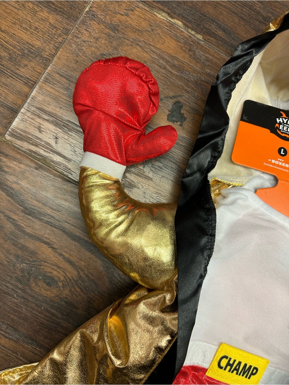 Boxing Champ Frontal Halloween Dog Costume Size L - Picture 7 of 9